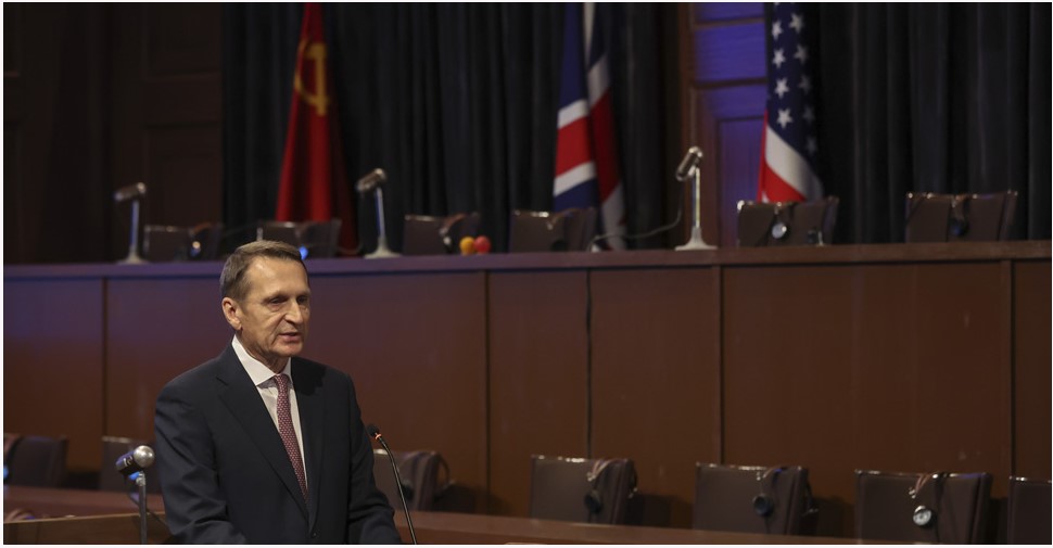 Выступление Председателя Российского исторического общества Сергея Нарышкина на открытии международного научно-практического форума «Без срока давности. Нюрнберг. 80 лет». 