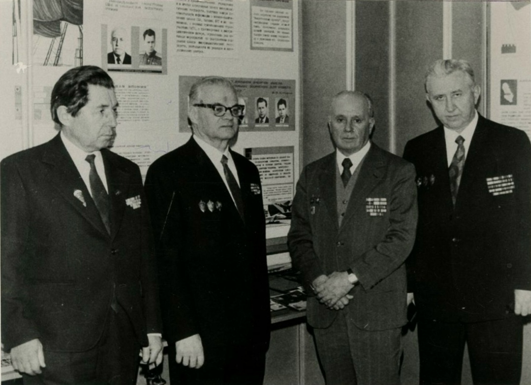 Анатолий Яцков, Леонид Квасников, Владимир Барковский и Александр Феклисов. Москва, 1967