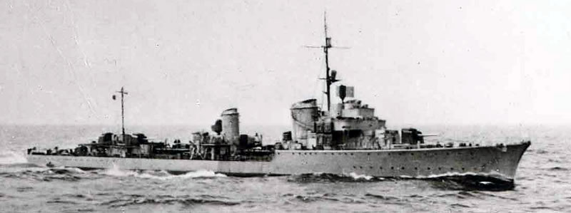 Эсминец германского флота Z27.