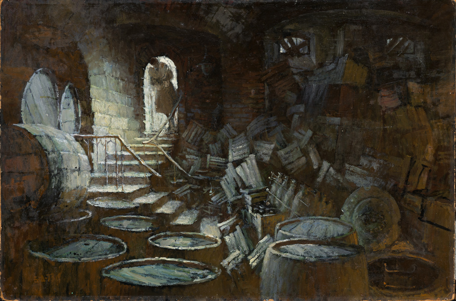 «Подвал». 1973. ©  Третьяковская галерея